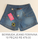 BERMUDA FEMININA MORENA ROSA