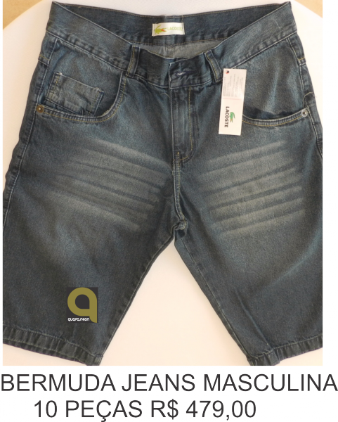 BERMUDA JEANS MASCULINA LACOSTE